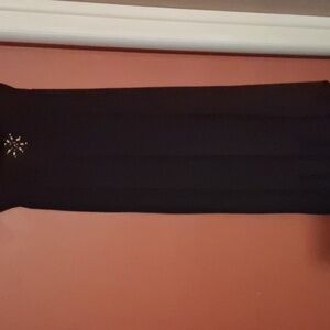 Grane's Black Flowy Dress (L).
